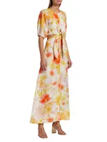 Genevieve Cut-Out Waist Maxi Dress