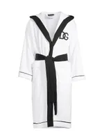 Logo Embroidered Bathrobe