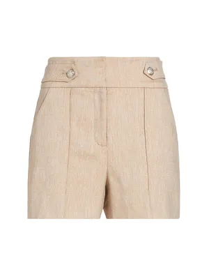 Runo Linen-Blend Shorts