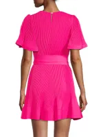 Lumi Pleated Minidress