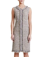 Marcy Tweed Sheath Dress