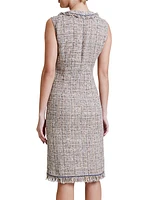 Marcy Tweed Sheath Dress