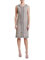 Marcy Tweed Sheath Dress