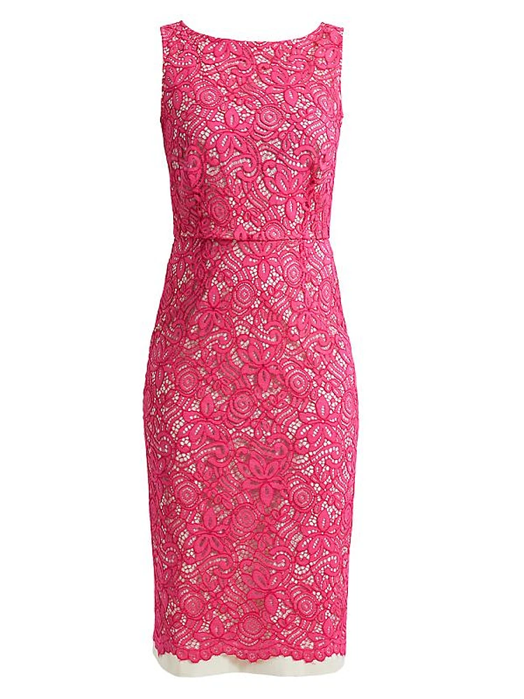 Denise Lace Midi-Dress