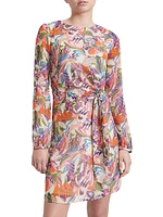 Darya Printed Belted Dress