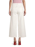 Sally High-Rise Cropped Wide-Leg Jeans