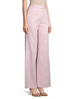 Cotton Twill Flare Pants