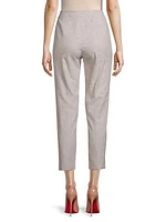 Straight-Leg Linen-Blend Sailor Pants