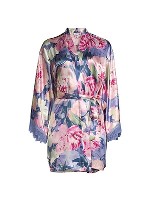 Claudia Belted Floral Robe