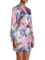 Claudia Belted Floral Robe