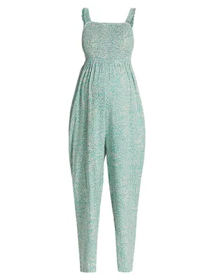 Marais Smocked Jumpsuit