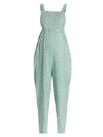 Marais Smocked Jumpsuit