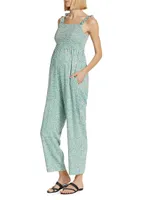 Marais Smocked Jumpsuit