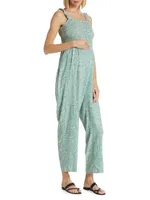 Marais Smocked Jumpsuit