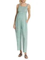 Marais Smocked Jumpsuit