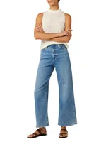 The Mia High-Rise Stretch Wide-Leg Jeans