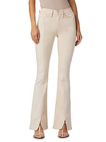 Barbara Colorblocked Boot-Cut Jeans