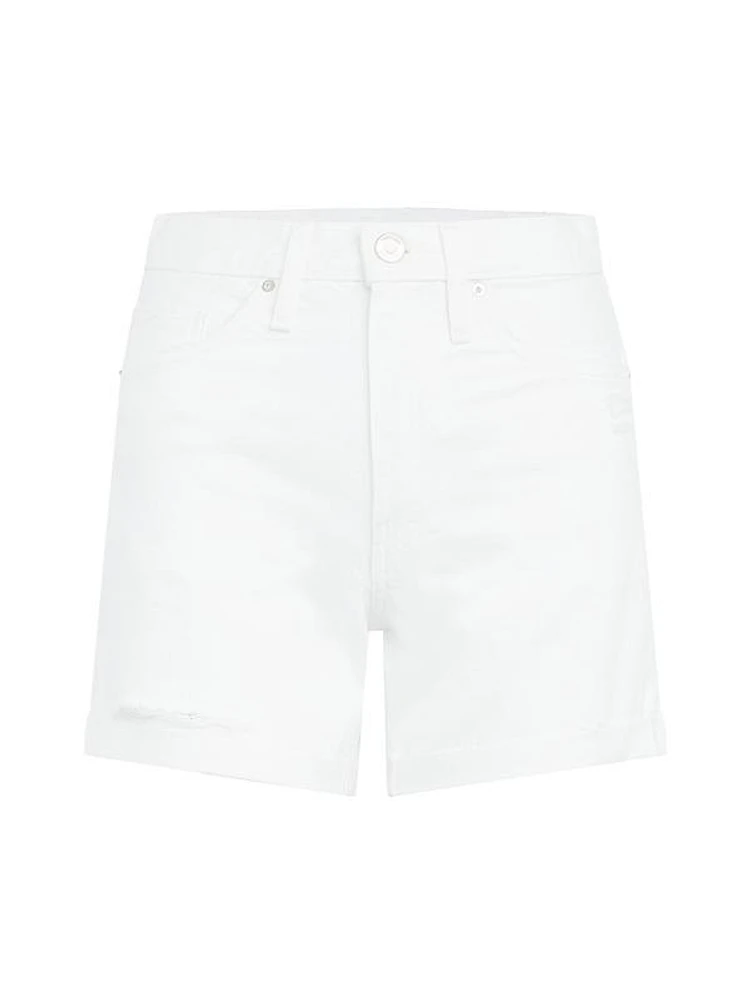 Devon High-Waisted Denim Shorts