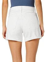 Devon High-Waisted Denim Shorts