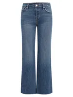 Rosie Cropped Wide-Leg Jeans
