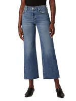 Rosie Cropped Wide-Leg Jeans