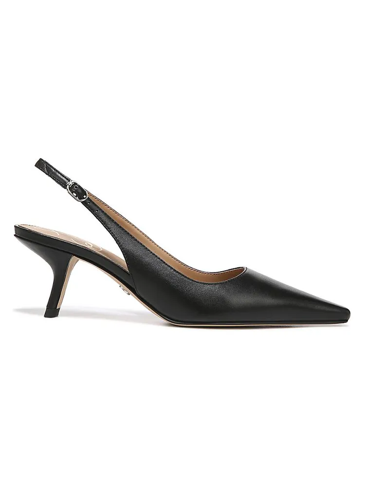 Bianka Sling 57MM Leather Pointed Slingback Pumps