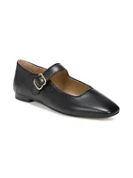 Michaela Leather Buckle Mary Janes