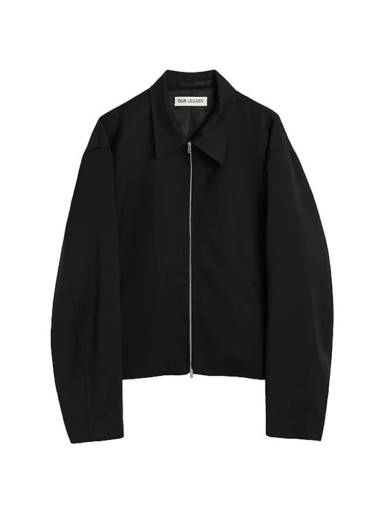 Core Mini Collared Wool Jacket