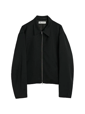 Core Mini Collared Wool Jacket