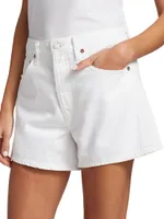 Parker Long Denim Shorts