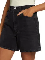 Stella High-Rise Denim Shorts