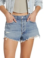 Parker Mid-Rise Denim Shorts