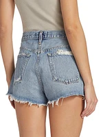 Parker Mid-Rise Denim Shorts