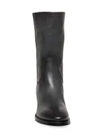 Fleeces Leather Boots