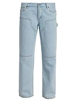 Subway Low-Rise Straight-Leg Jeans