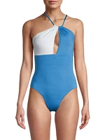 Rizo Colorblocked One-Piece Swimsuit