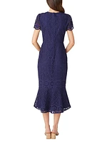 Thompson Eyelet Midi-Dress