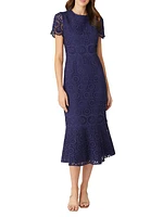 Thompson Eyelet Midi-Dress