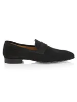 COLLECTION Suede Penny Loafers