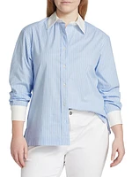 Boxy Striped Shirt