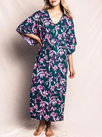 Floral Print Caftan Nightgown