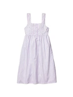 French Ticking Charlotte Nightgown