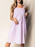 French Ticking Charlotte Nightgown