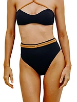 Edie High-Waist Bikini Bottom