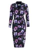 Aella Floral Midi-Dress