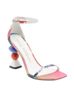 SW x KIDSUPER Nudistcurve 100MM Multicolored Leather Sandals