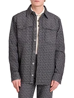 Jacquard Monogram Denim Shirt