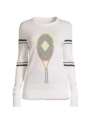 The Racquet Merino Wool Sweater