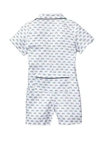 Baby Boy's Bicyclette Summer Romper