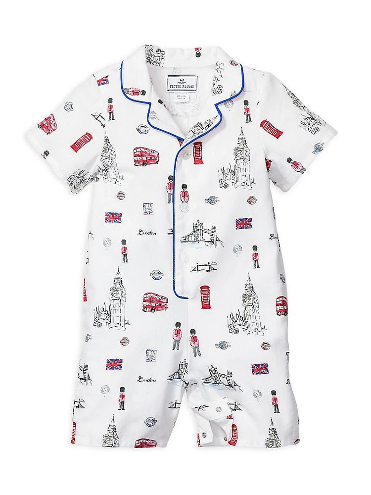 Baby Boy's London Is Calling Summer Romper